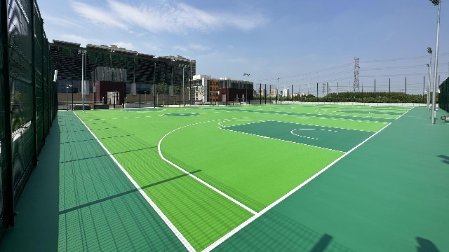社区口袋小型网球练习场｜低成本轻量化建设，材料选型简化思路